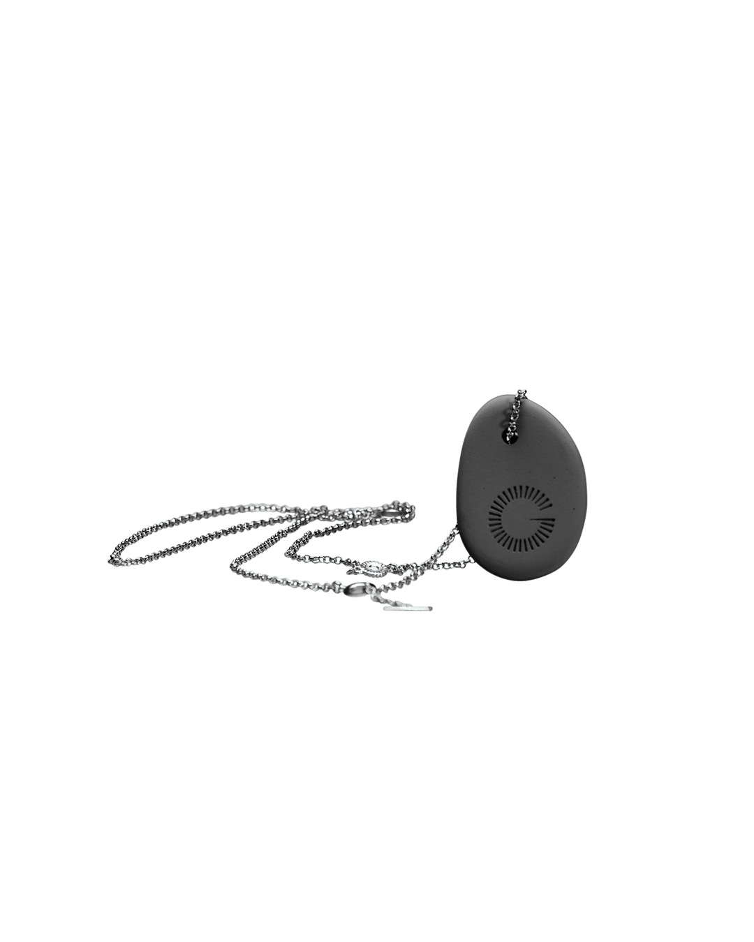 CERAMIC PEBBLE - white/gold