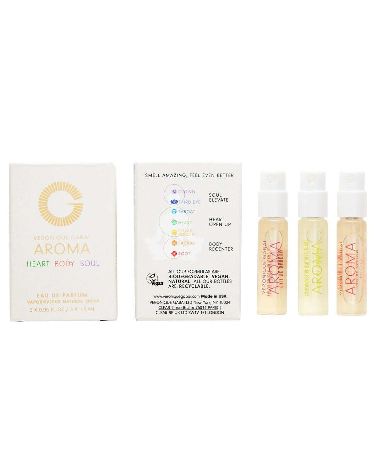Aromatherapy discovery set The Aroma Discovery Set - 3 x 1.5ml