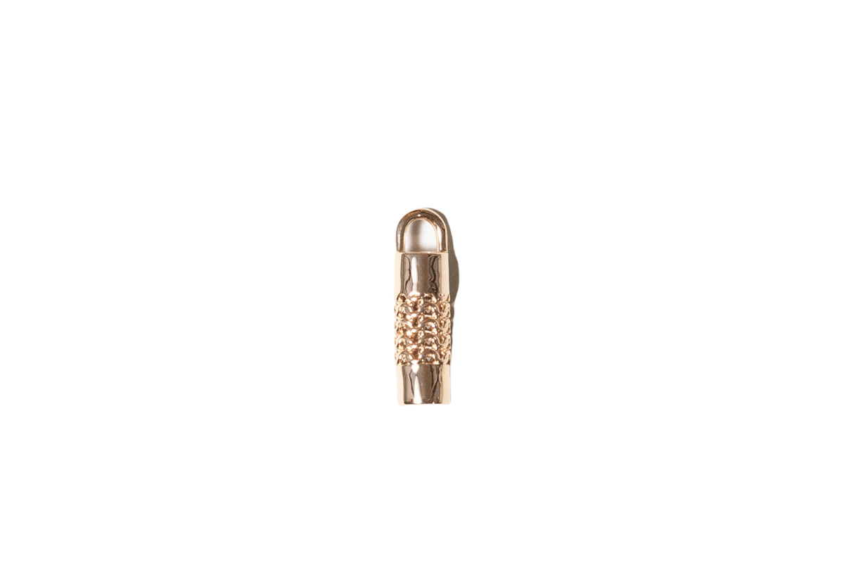 18k gold plated & sterling silver Jewelry BATTERY CHARM - Gold
