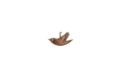 18k gold plated & sterling silver Jewelry BIRD CHARM - gold