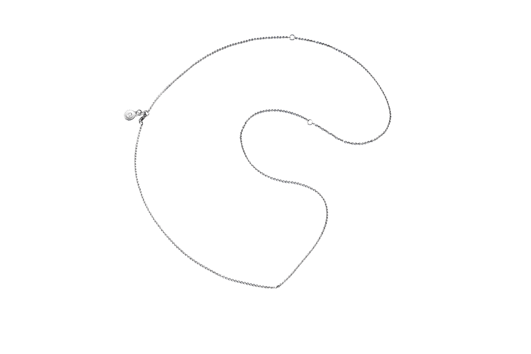 Sterling Silver Jewelry THREAD CHAIN - silver