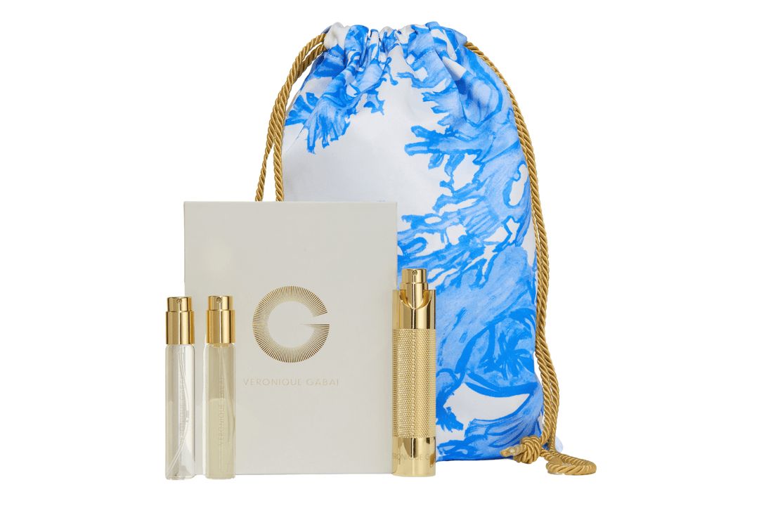 Eau de Parfum - Vibrant Citrusy Woody Perfume VG x AvA TRAVEL SET - 3 x 10ml & Travel Case